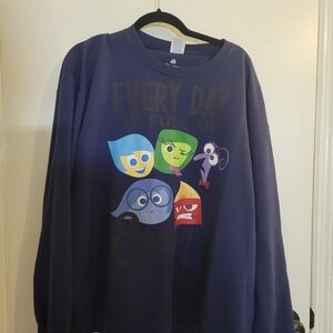 2X Inside Out Character Sweatshirt - Blue